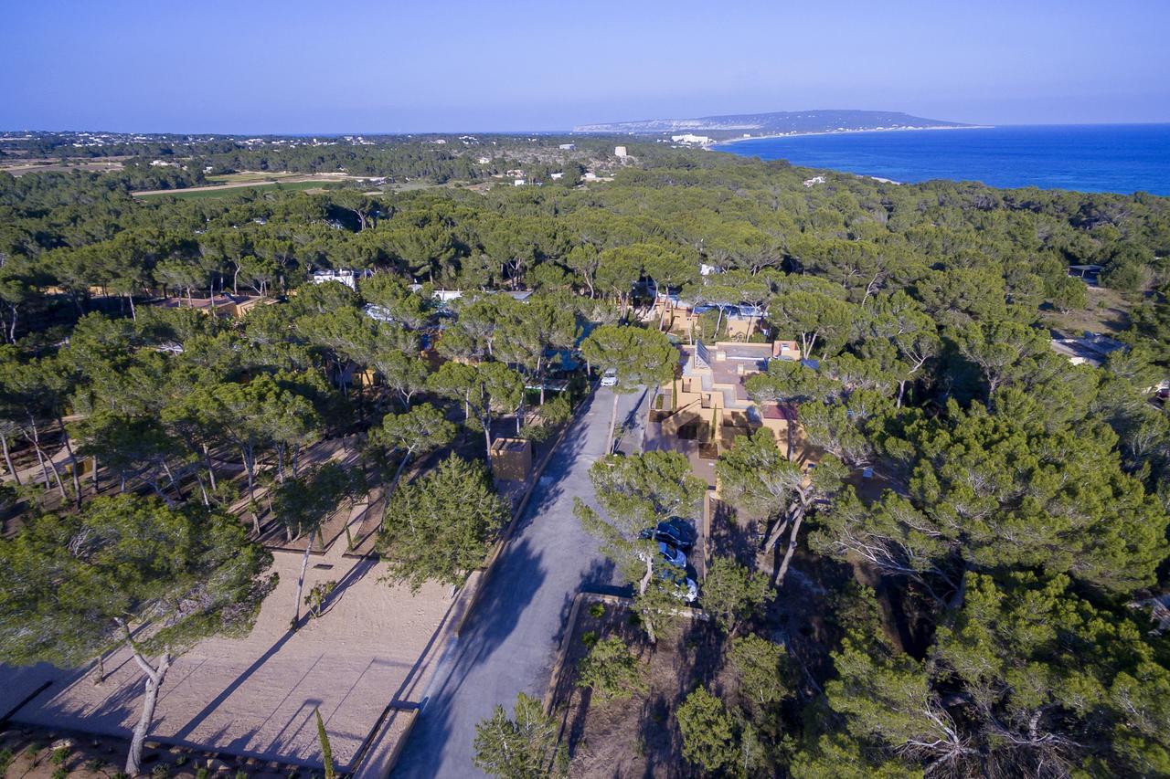 Ses Eufabietes Apartments & Restaurant Playa Migjorn Bagian luar foto